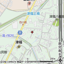 福岡県久留米市津福本町1224-1周辺の地図