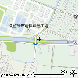 福岡県久留米市津福本町2110周辺の地図