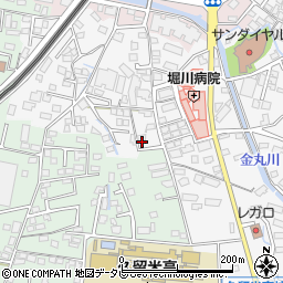 福岡県久留米市西町534-1周辺の地図