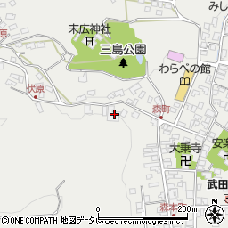 大分県玖珠郡玖珠町森907周辺の地図