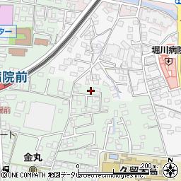 福岡県久留米市津福本町183-13周辺の地図