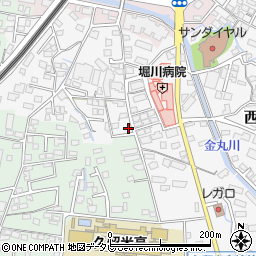 福岡県久留米市西町534-4周辺の地図
