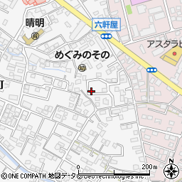 福岡県久留米市西町817-19周辺の地図