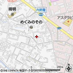 福岡県久留米市西町817-20周辺の地図