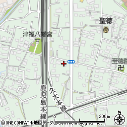 福岡県久留米市津福本町1129周辺の地図