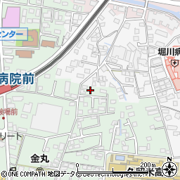 福岡県久留米市津福本町183周辺の地図