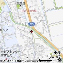 佐賀県神埼市神埼町本堀2522周辺の地図