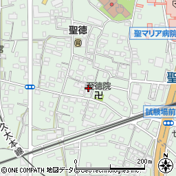 福岡県久留米市津福本町955周辺の地図