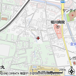 福岡県久留米市西町536周辺の地図