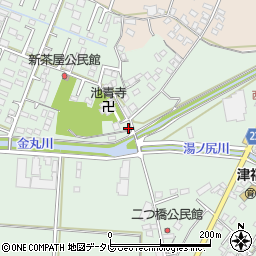 福岡県久留米市津福本町1284周辺の地図