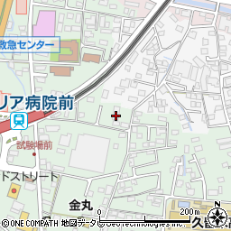 福岡県久留米市津福本町213周辺の地図