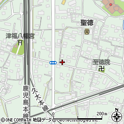 福岡県久留米市津福本町979周辺の地図