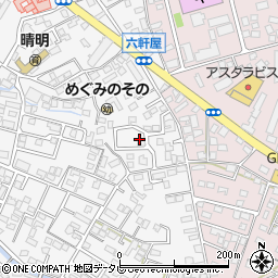 福岡県久留米市西町817-14周辺の地図