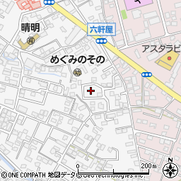 福岡県久留米市西町817-16周辺の地図