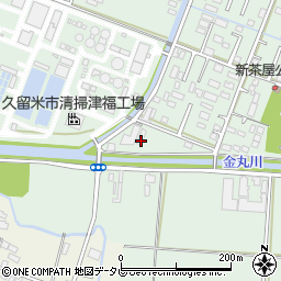 福岡県久留米市津福本町2114周辺の地図
