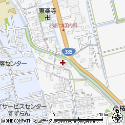 佐賀県神埼市神埼町本堀2521周辺の地図