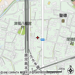 福岡県久留米市津福本町1125周辺の地図