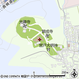 松尾山大成園周辺の地図