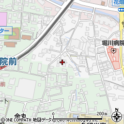 福岡県久留米市西町564-4周辺の地図
