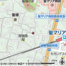 福岡県久留米市津福本町930周辺の地図