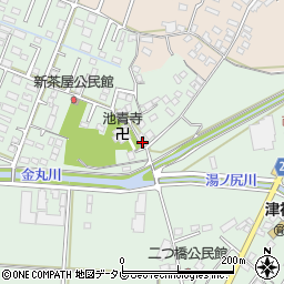 福岡県久留米市津福本町2140周辺の地図