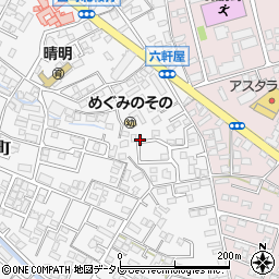 福岡県久留米市西町817-7周辺の地図