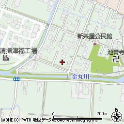 福岡県久留米市津福本町2119-3周辺の地図