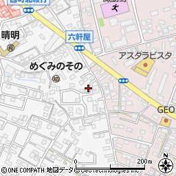 福岡県久留米市西町817-12周辺の地図
