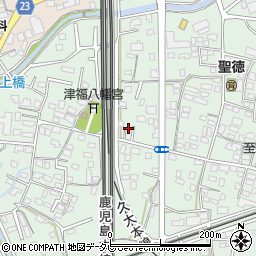 福岡県久留米市津福本町1116周辺の地図
