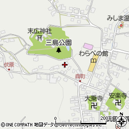 大分県玖珠郡玖珠町森883周辺の地図