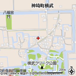佐賀県神埼市神埼町横武1309周辺の地図