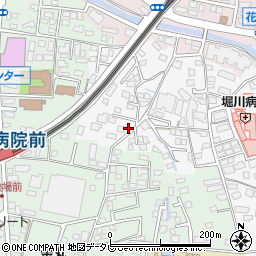 福岡県久留米市西町560-2周辺の地図