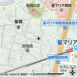 福岡県久留米市津福本町929-5周辺の地図