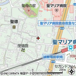 福岡県久留米市津福本町438周辺の地図