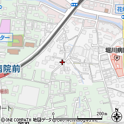 福岡県久留米市西町560-14周辺の地図