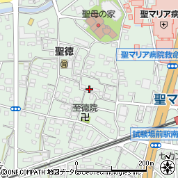 福岡県久留米市津福本町925-3周辺の地図