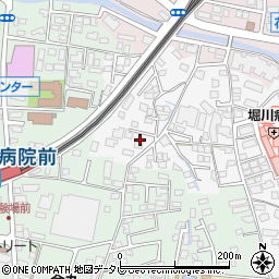 福岡県久留米市西町560-11周辺の地図