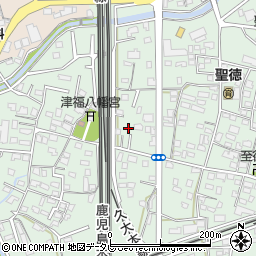 福岡県久留米市津福本町1120周辺の地図