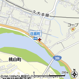 大分県日田市日高1459-1周辺の地図