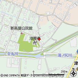 福岡県久留米市津福本町2143周辺の地図