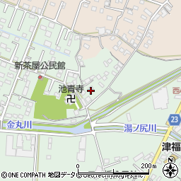 福岡県久留米市津福本町2148周辺の地図