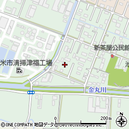 福岡県久留米市津福本町2115周辺の地図