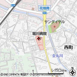 福岡県久留米市西町510周辺の地図