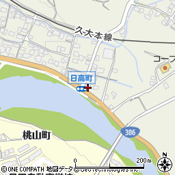 大分県日田市日高1458-1周辺の地図