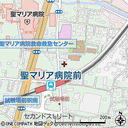 福岡県久留米市津福本町219-7周辺の地図