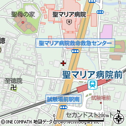 福岡県久留米市津福本町429周辺の地図