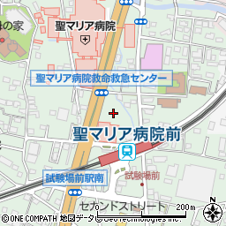 福岡県久留米市津福本町242周辺の地図