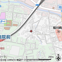 福岡県久留米市西町560-10周辺の地図