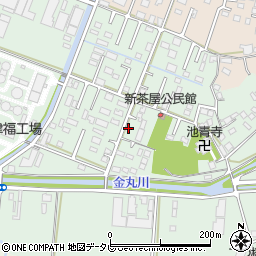福岡県久留米市津福本町2233周辺の地図