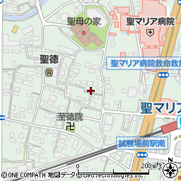 福岡県久留米市津福本町929-11周辺の地図